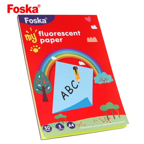 Горячая продажа Foska, новый товар, яркая флуоресцентная бумага (A4)